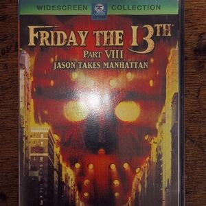 Friday the 13th Part VIII VHS — Jason Takes Manhattan (Red & Black Cover)